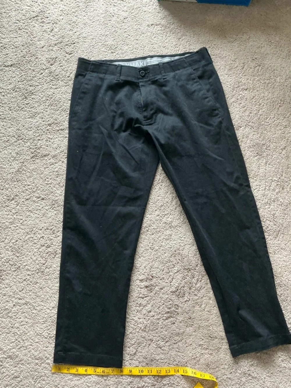 Haggar Life Khaki Comfort Chino Straight Fit Men’s Pants EUC